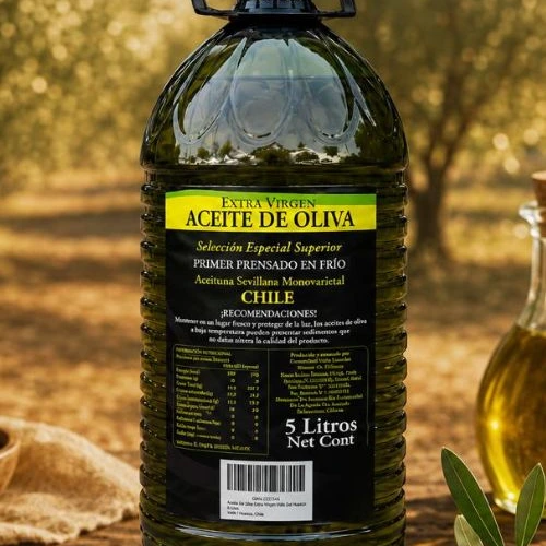 ACEITE DE OLIVA EXTRA-VIRGEN "VALLE DEL HUASCO" 5 Litros
