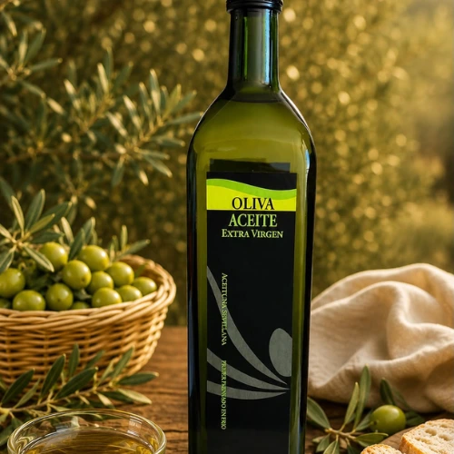 ACEITE DE OLIVA EXTRA-VIRGEN "VALLE DEL HUASCO " 1 Litro